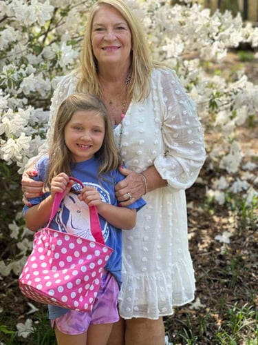 Connie and granddaughter